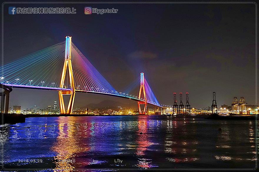 ㉔ 釜山．夜景｜跟著韓國人一起遊覽釜山最美的夜景：釜山港大橋、廣安大橋 [KKday] @我在前往韓國旅遊的路上
