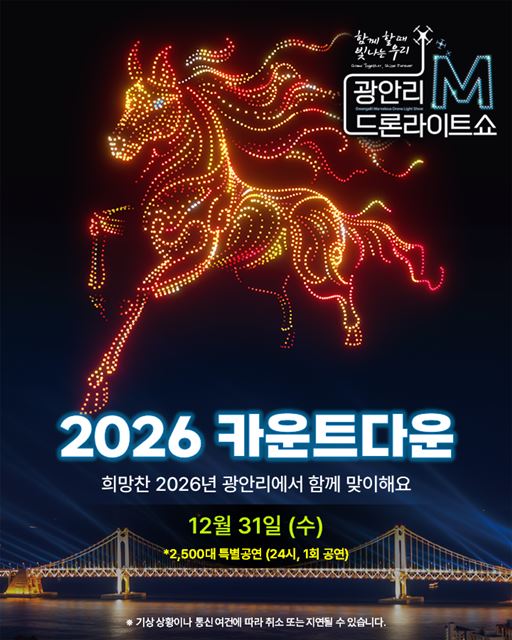 57)釜山．廣安｜2025~2026廣安里M無人機燈光秀(광안리 M드론라이트쇼)時間和表演主題 @我在前往韓國旅遊的路上