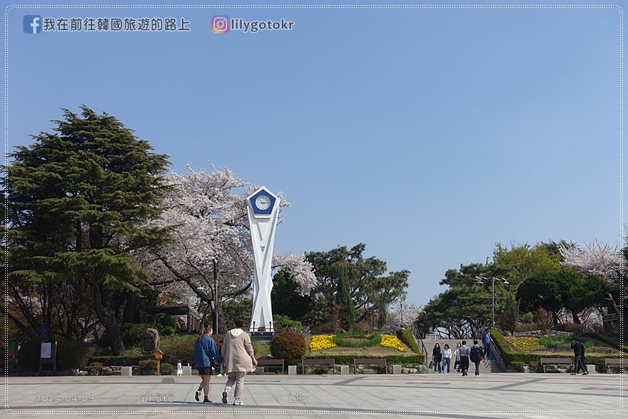㉔仁川｜自由公園(자유공원)賞櫻《Moving異能、天使之眼、孤單又燦爛的神 鬼怪》拍攝地(更新) @我在前往韓國旅遊的路上