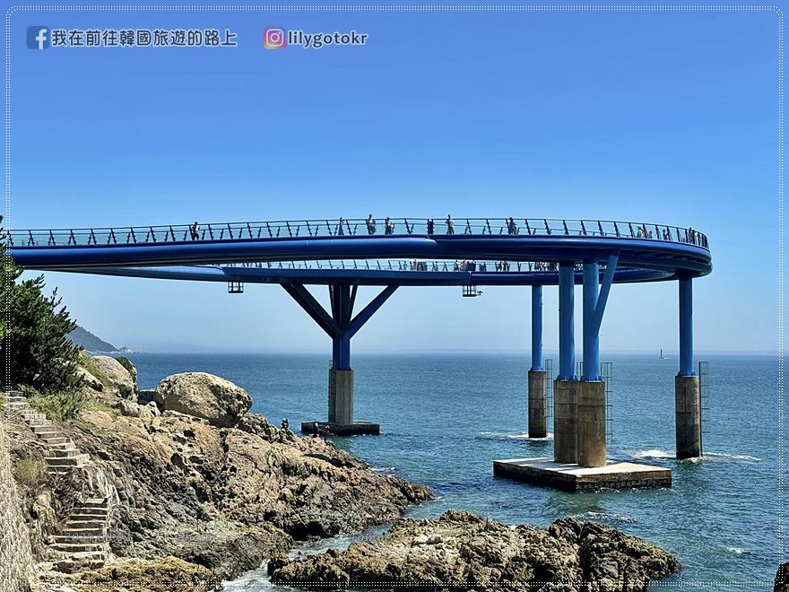 ㉟釜山．海雲台｜2024擴建後的青沙浦墊腳石展望台／青沙浦天空步道／青沙浦踏石觀景台(청사포다릿돌전망대) @我在前往韓國旅遊的路上