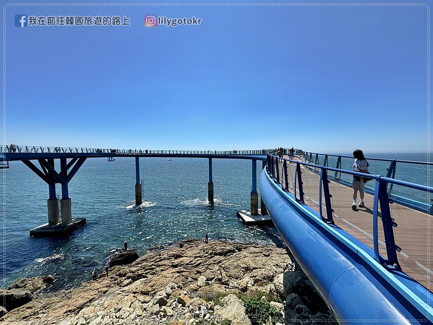 ㉟釜山．海雲台｜2024擴建後的青沙浦墊腳石展望台／青沙浦天空步道／青沙浦踏石觀景台(청사포다릿돌전망대) @我在前往韓國旅遊的路上