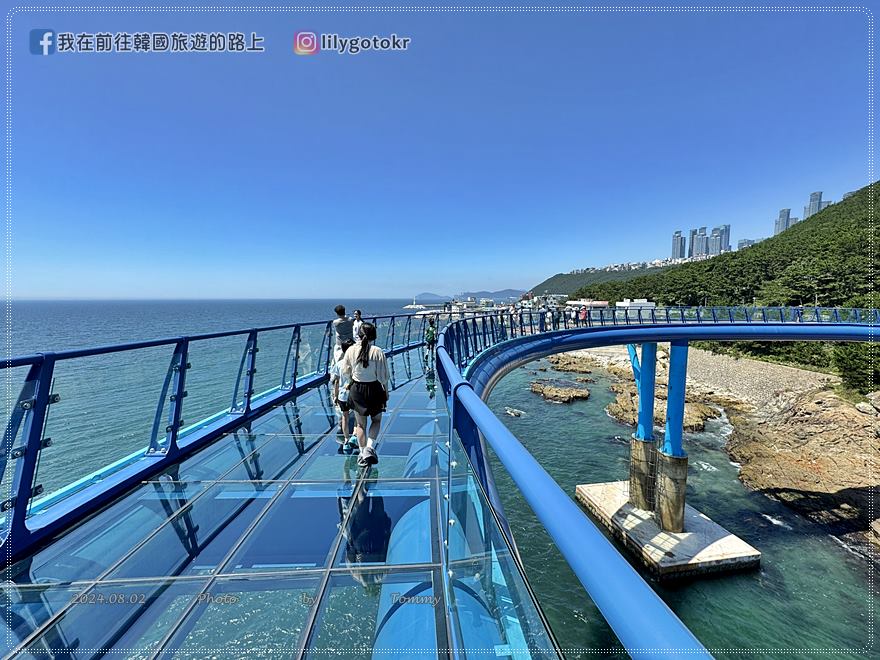 ㉟釜山．海雲台｜2024擴建後的青沙浦墊腳石展望台／青沙浦天空步道／青沙浦踏石觀景台(청사포다릿돌전망대) @我在前往韓國旅遊的路上