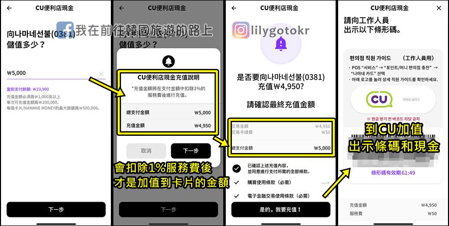 自由行工具｜韓國現金預付交通「NAMANE卡」可DIY卡面設計，購物美食享回饋折扣 @我在前往韓國旅遊的路上