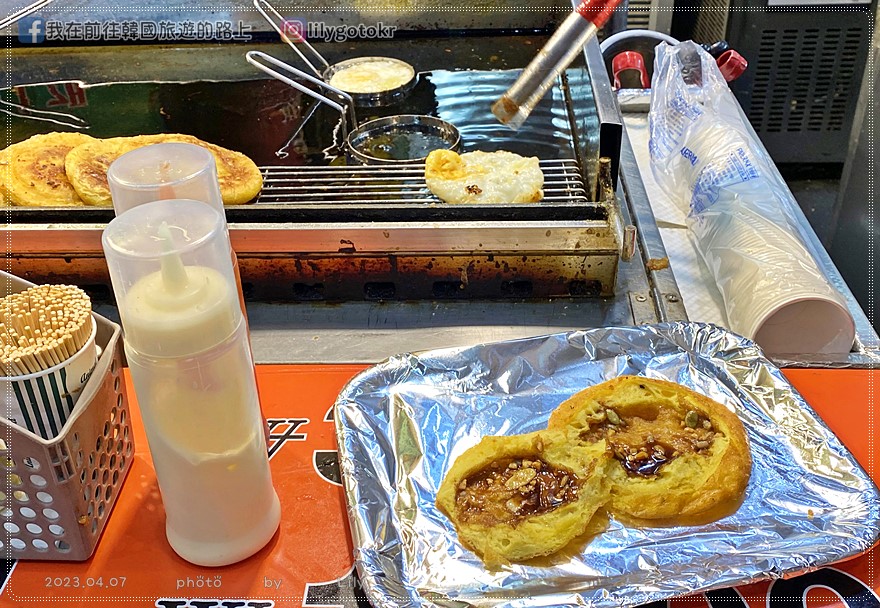 57)釜山．南浦站｜富平罐頭市場內的小吃「炸蛋黑糖餅」 @我在前往韓國旅遊的路上