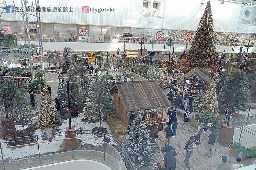 56)首爾．汝矣島｜THE現代首爾(The Hyundai Seoul,더 현대 서울)，冬季大型聖誕村和聖誕市集《淚之女王 》拍攝地 @我在前往韓國旅遊的路上