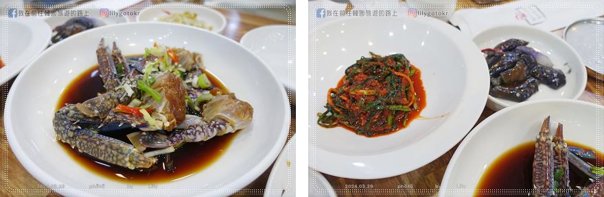 63)光州．光州松汀站｜光州七味韓定食「송정골」乾黃花魚,牛肉餅,醬蟹,涼拌泥蚶,肉餅一次擁有 @我在前往韓國旅遊的路上