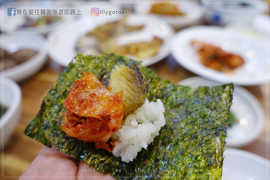 63)光州．光州松汀站｜光州七味韓定食「송정골」乾黃花魚,牛肉餅,醬蟹,涼拌泥蚶,肉餅一次擁有 @我在前往韓國旅遊的路上