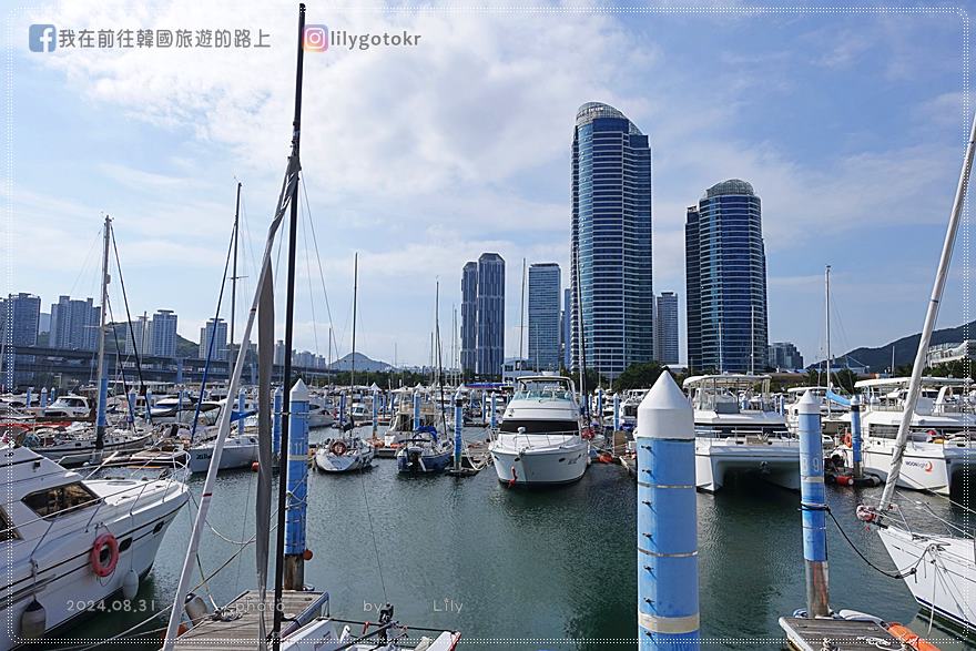 64)釜山．冬柏站｜搭乘海雲台遊艇吹海風，穿梭在廣安大橋間、眺望廣安里、海雲台一帶美景 @我在前往韓國旅遊的路上