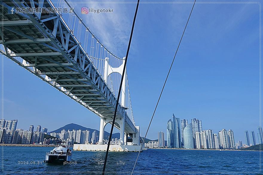 64)釜山．冬柏站｜搭乘海雲台遊艇吹海風，穿梭在廣安大橋間、眺望廣安里、海雲台一帶美景 @我在前往韓國旅遊的路上