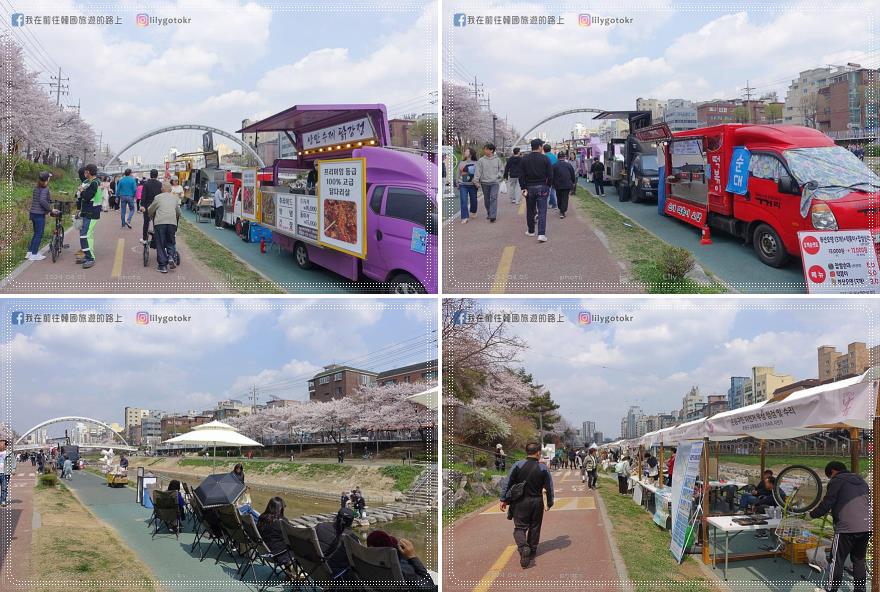 63)首爾．賽折／鷹岩站｜恩平區賞櫻景點「佛光川櫻花路(불광천벚꽃길)」《依法相愛吧》拍攝地 @我在前往韓國旅遊的路上