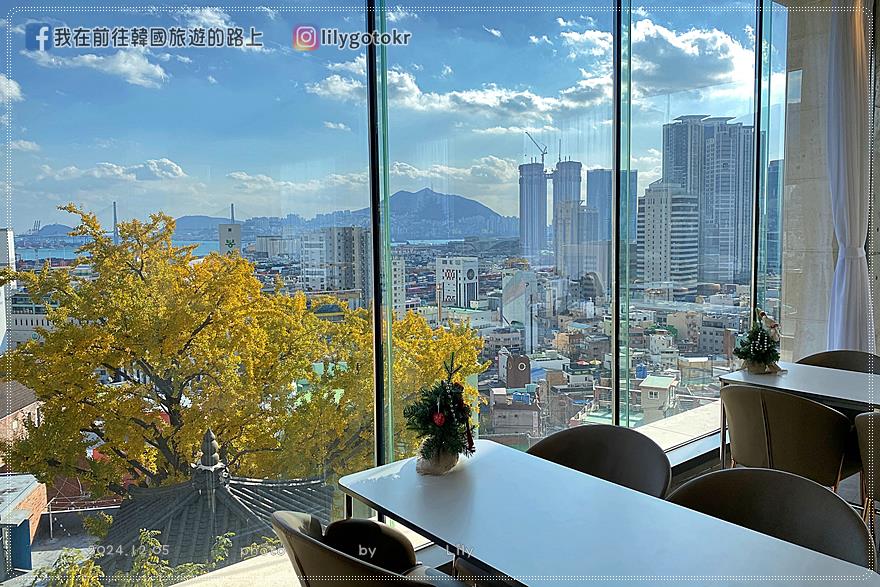 65)釜山．佐川站｜大型景觀咖啡廳Avenir，眺望釜山港大橋及草梁洞景色 @我在前往韓國旅遊的路上