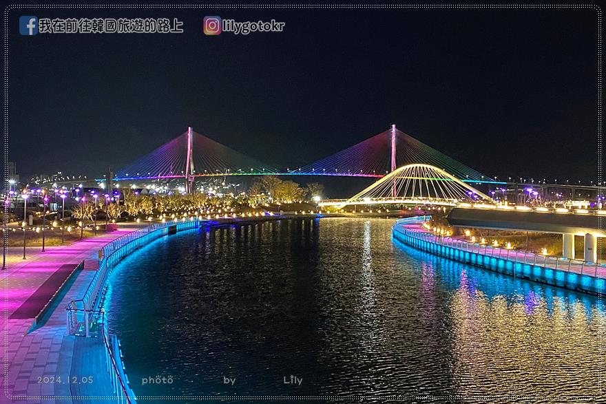 65)釜山．釜山站｜新景點「北港親水公園」釜山港大橋夜景超炫麗，臨近釜山站及釜山港國際客運碼頭 @我在前往韓國旅遊的路上