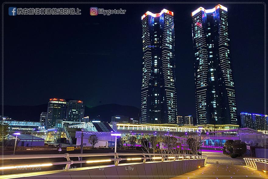 65)釜山．釜山站｜新景點「北港親水公園」釜山港大橋夜景超炫麗，臨近釜山站及釜山港國際客運碼頭 @我在前往韓國旅遊的路上