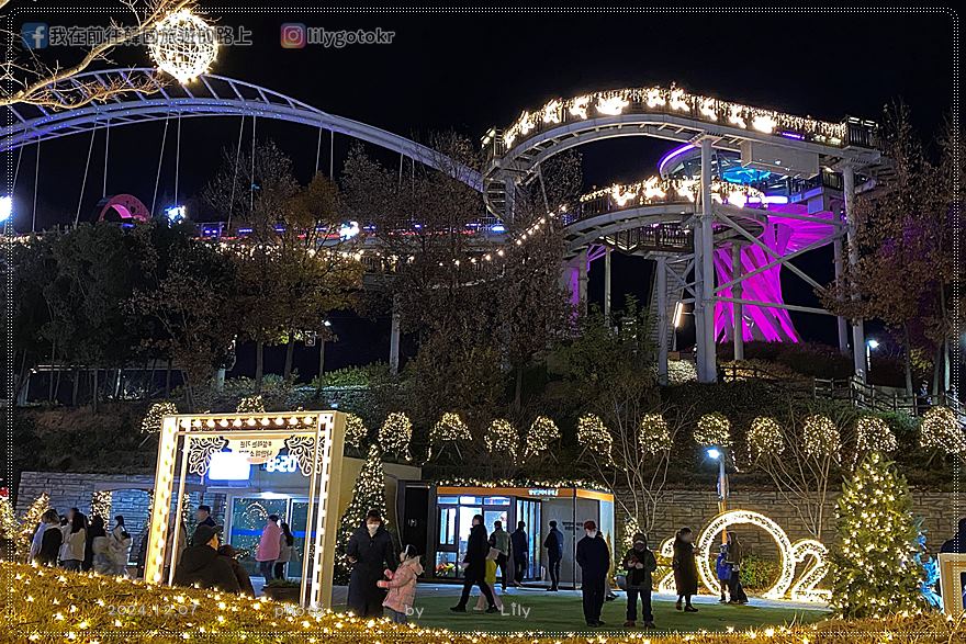 65)大邱．大明站｜大邱前山洗衣場公園冬季庭園聖誕慶典＆前山日落展望台 @我在前往韓國旅遊的路上