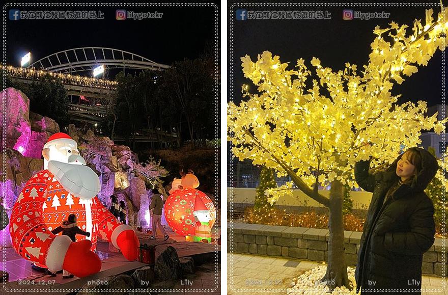 65)大邱．大明站｜大邱前山洗衣場公園冬季庭園聖誕慶典＆前山日落展望台 @我在前往韓國旅遊的路上