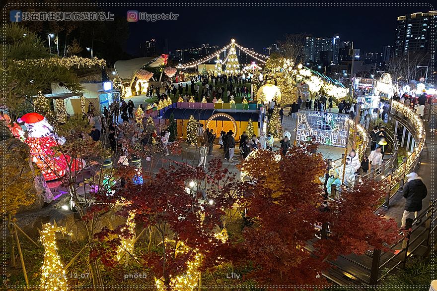 65)大邱．大明站｜大邱前山洗衣場公園冬季庭園聖誕慶典＆前山日落展望台 @我在前往韓國旅遊的路上