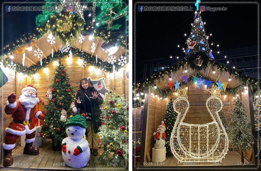 65)大邱．北區廳站｜大邱北區廳廣場冬季限定的濃厚聖誕氛圍，鄰近格列佛烤腸 @我在前往韓國旅遊的路上