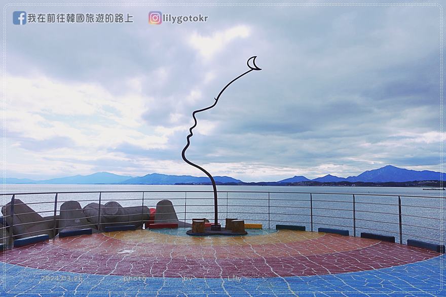 63)慶尚南道．泗川｜鏤空雕刻、彩虹海岸道路、sacheon巨型字超好拍，鄰近三千浦大橋,船津里城 @我在前往韓國旅遊的路上