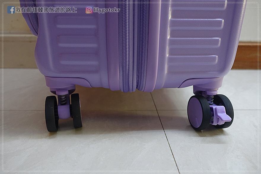開箱｜【Arowana 亞諾納】前開河馬旅行箱，煞車輪、掛勾、拉鍊擴充、手機支架，通通有了！還贈透明保護套，破箱換新箱 @我在前往韓國旅遊的路上