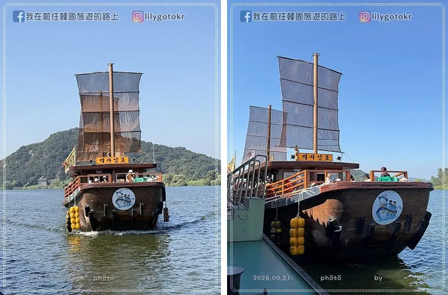 【忠清南道．扶餘景點】搭乘黃布帆船遊白馬江，眺望扶蘇山城落花岩與皋蘭寺，交通票價全攻略 @我在前往韓國旅遊的路上