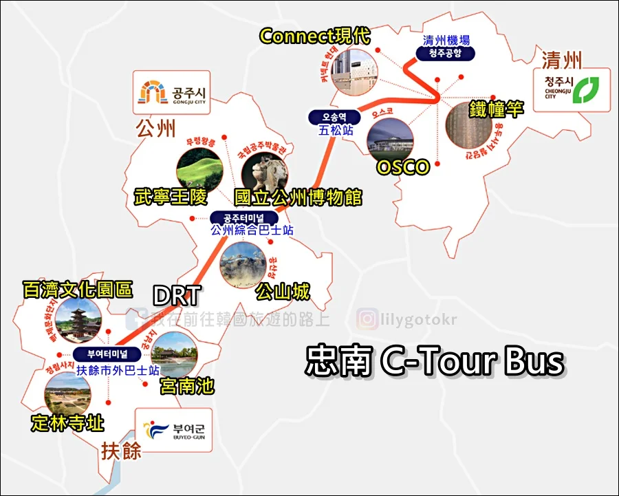 【忠清南道.交通攻略】忠南C-Tour Bus,清州出發不用自駕也能玩扶餘、公州一日遊 @我在前往韓國旅遊的路上 【忠清南道.交通攻略】忠南C-Tour Bus,清州出發不用自駕也能玩扶餘、公州一日遊 @我在前往韓國旅遊的路上