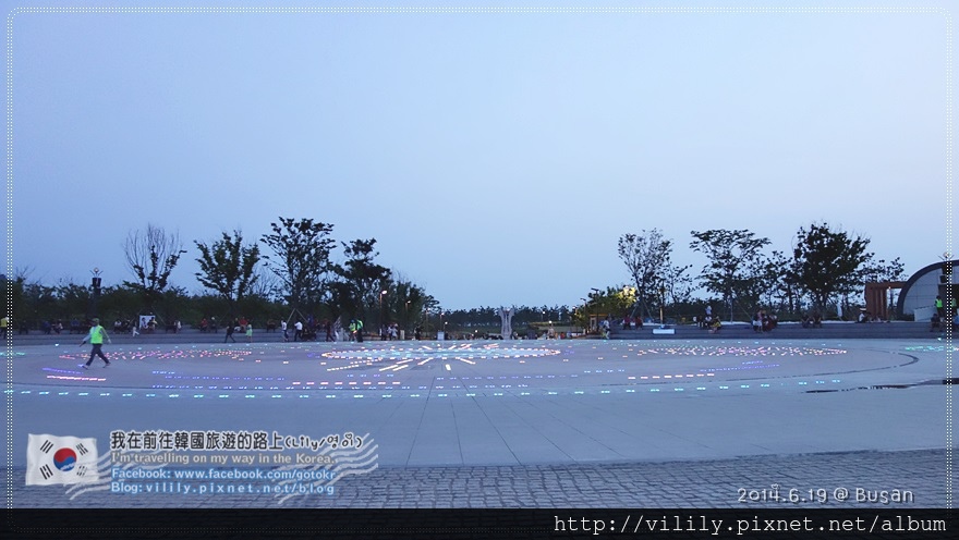 ⑩釜山．多大浦站｜夏季不可錯過的「多大浦夢幻夕陽噴泉」(每年4月底~10月底開放) @我在前往韓國旅遊的路上