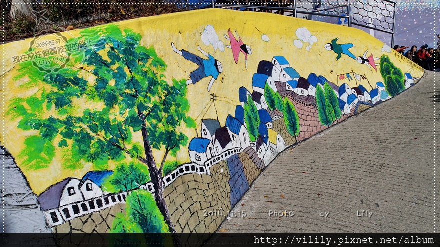 ⑫慶尚南道．統營｜韓國最美麗的壁畫村~東皮郎壁畫村/東懸崖壁畫村《善良的男人》 @我在前往韓國旅遊的路上