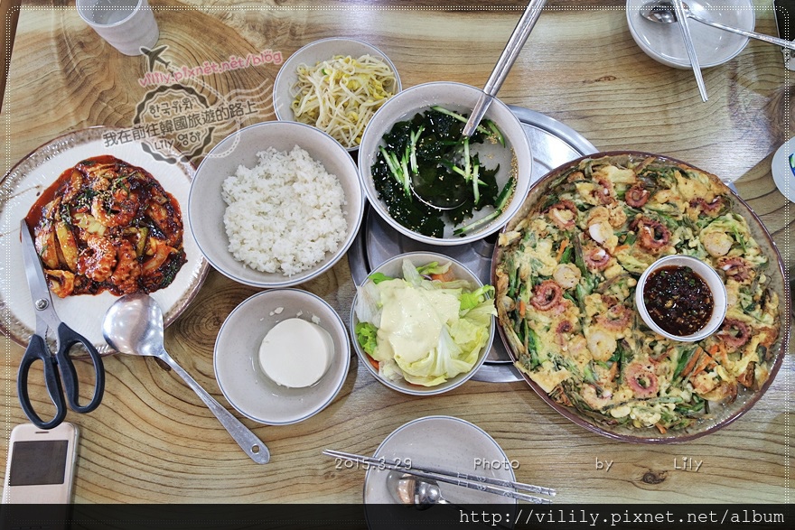 ⑮釜山．沙上站｜章魚煎餅和辣章魚拌飯一次滿足的「善良章魚(착한낙지)」 @我在前往韓國旅遊的路上