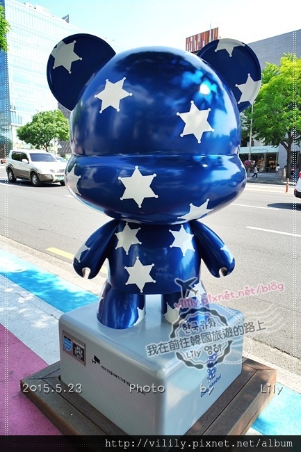 ⑯首爾．狎鷗亭羅德奧站｜韓流明星大道 K-Star Road 彩繪小熊追星趣 @我在前往韓國旅遊的路上