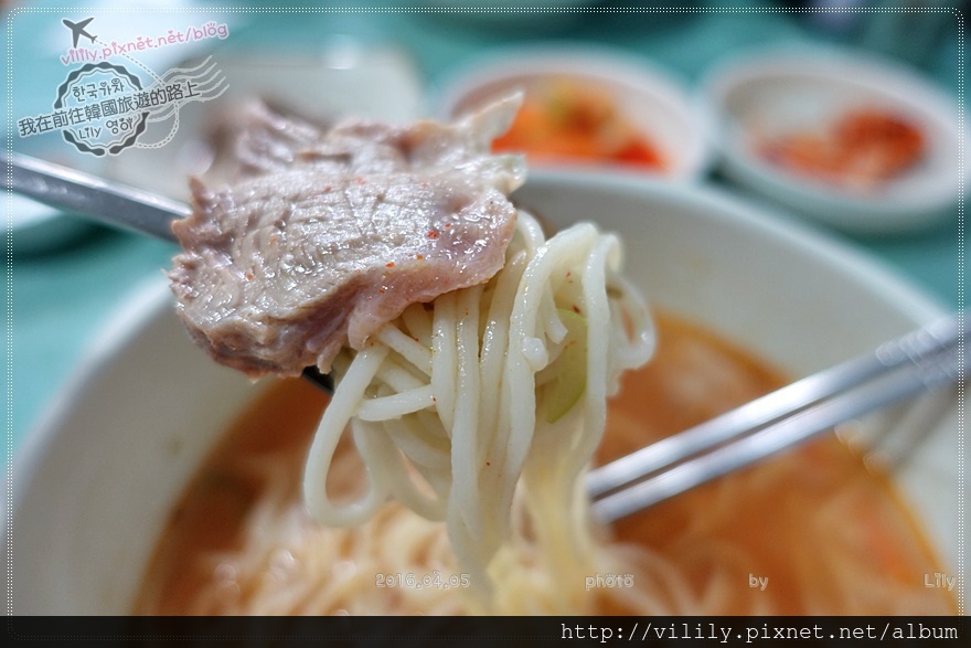 ㉔ 濟州市｜《白鐘元的三大天王》推薦「長壽水餐館」黑豬肉湯麵，還附一盤豬肉！CP值超高！ @我在前往韓國旅遊的路上