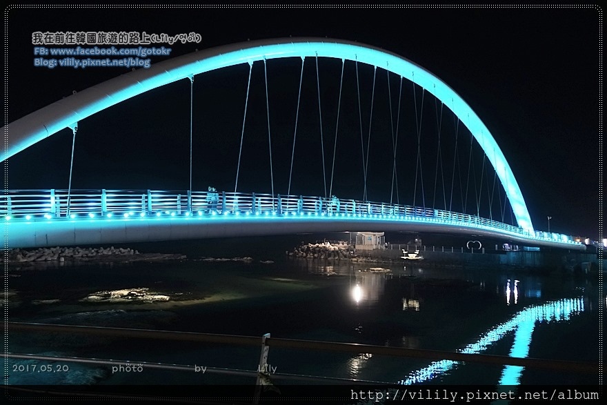 ㉝江原道．江陵｜江門海邊(강문해변)＆立木橋夜景《她很漂亮》取景地 @我在前往韓國旅遊的路上