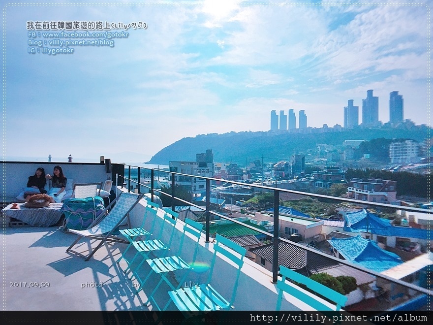 ㉟釜山．海雲台｜青沙浦IG爆紅的屋頂咖啡廳Cafe RoofTop(카페루프탑) @我在前往韓國旅遊的路上