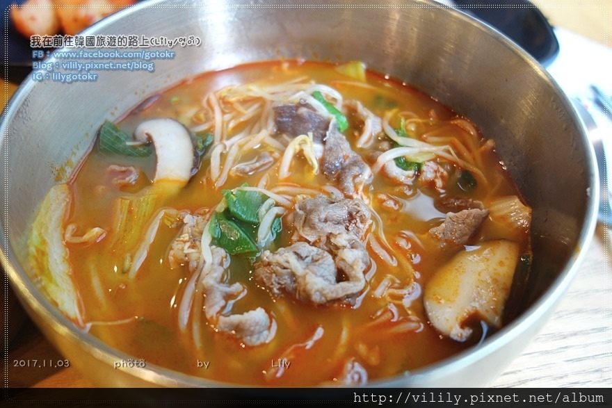 ㊲首爾．三成/西大門站｜謝福韓面N牛肉湯~喝得到台灣牛肉麵湯頭，一人用餐可 @我在前往韓國旅遊的路上