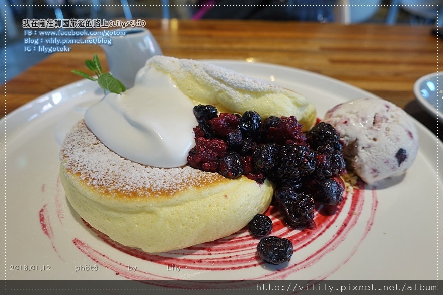 ㊵首爾．弘大站｜PAUL IN Pancake（폴인 팬케이크） 舒芙蕾厚鬆餅（移至江南區） @我在前往韓國旅遊的路上