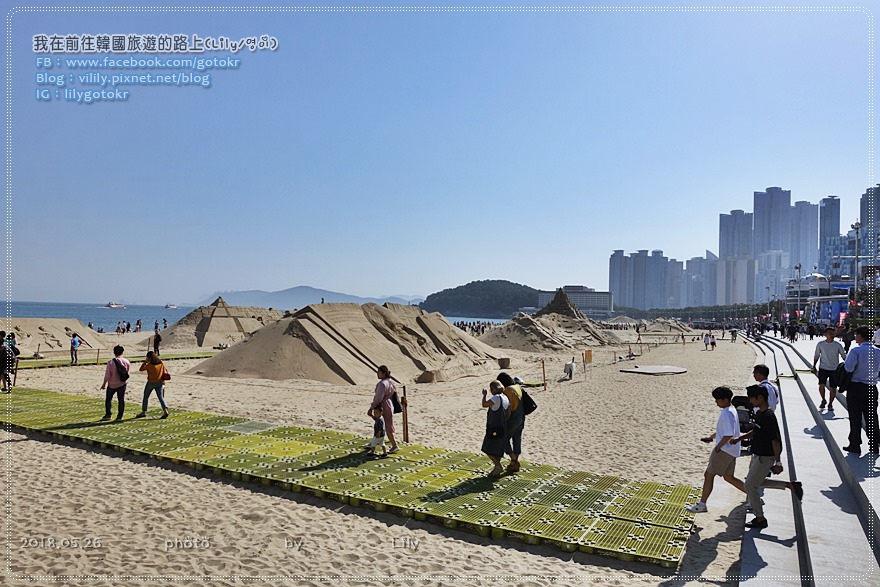 ㊷釜山．海雲台站｜海雲台沙灘節해운대모래축제(每年5月) @我在前往韓國旅遊的路上