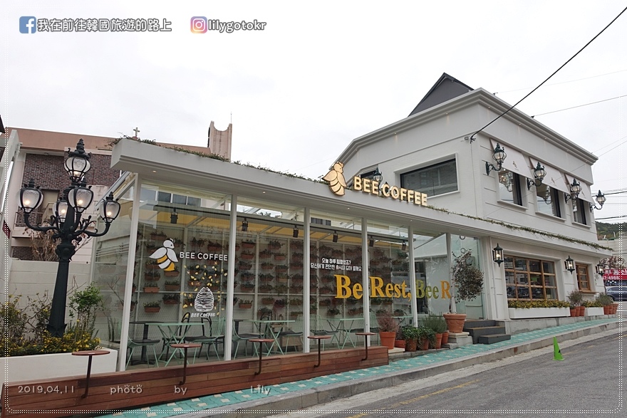 ㊾釜山．海雲台站｜海理團街「Bee Coffee」獨具歐式風格咖啡廳 @我在前往韓國旅遊的路上