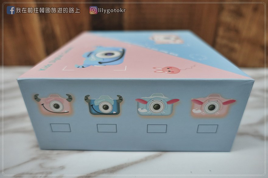 【開箱】UT嚴選~兒童可愛造型照相機，拍照錄影二合一，內建多種趣味相框及遊戲 @我在前往韓國旅遊的路上